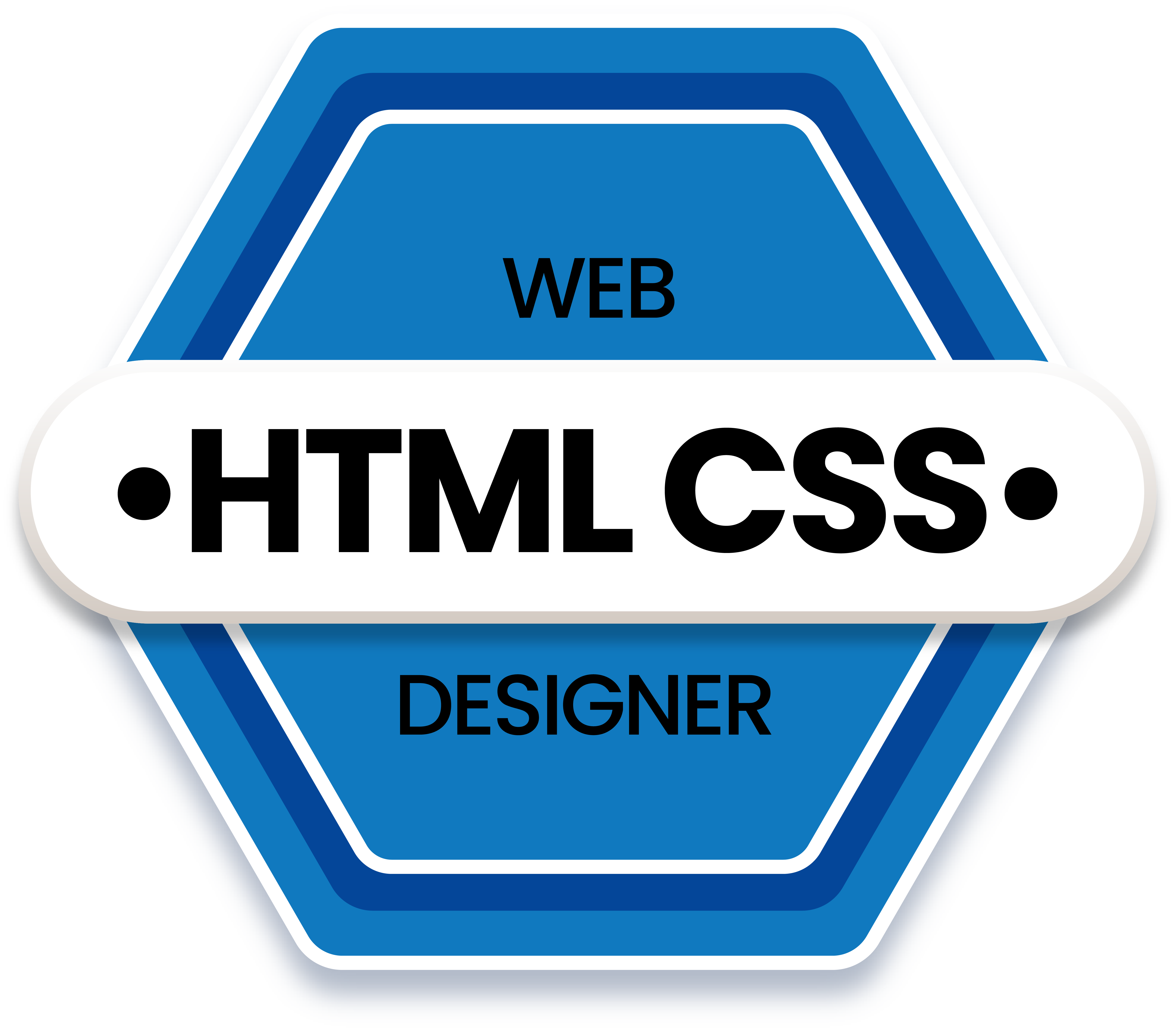 HTML & CSS web Designer Badge